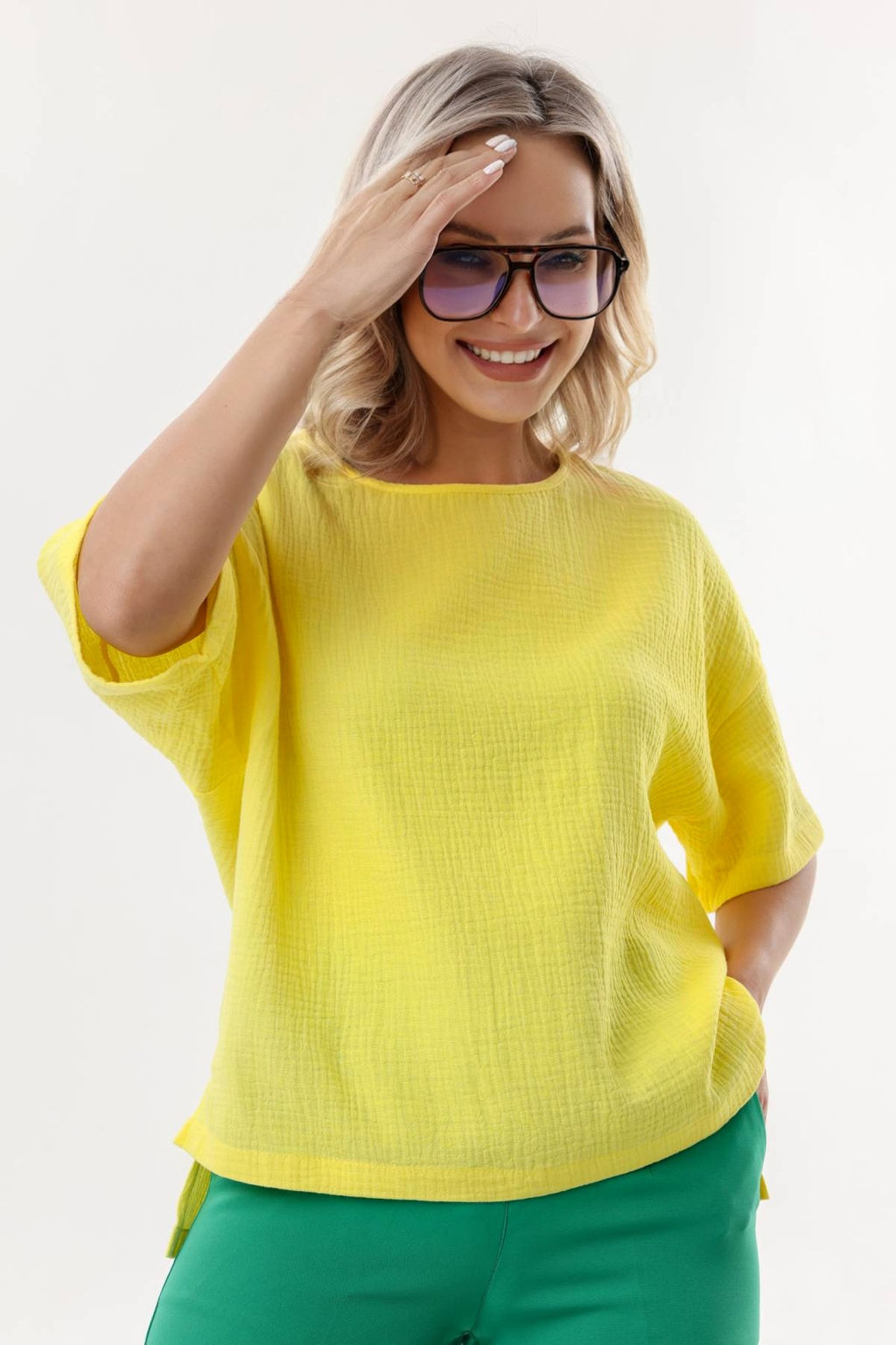 Блузка 4283/03/Желтый - Rise фото 2