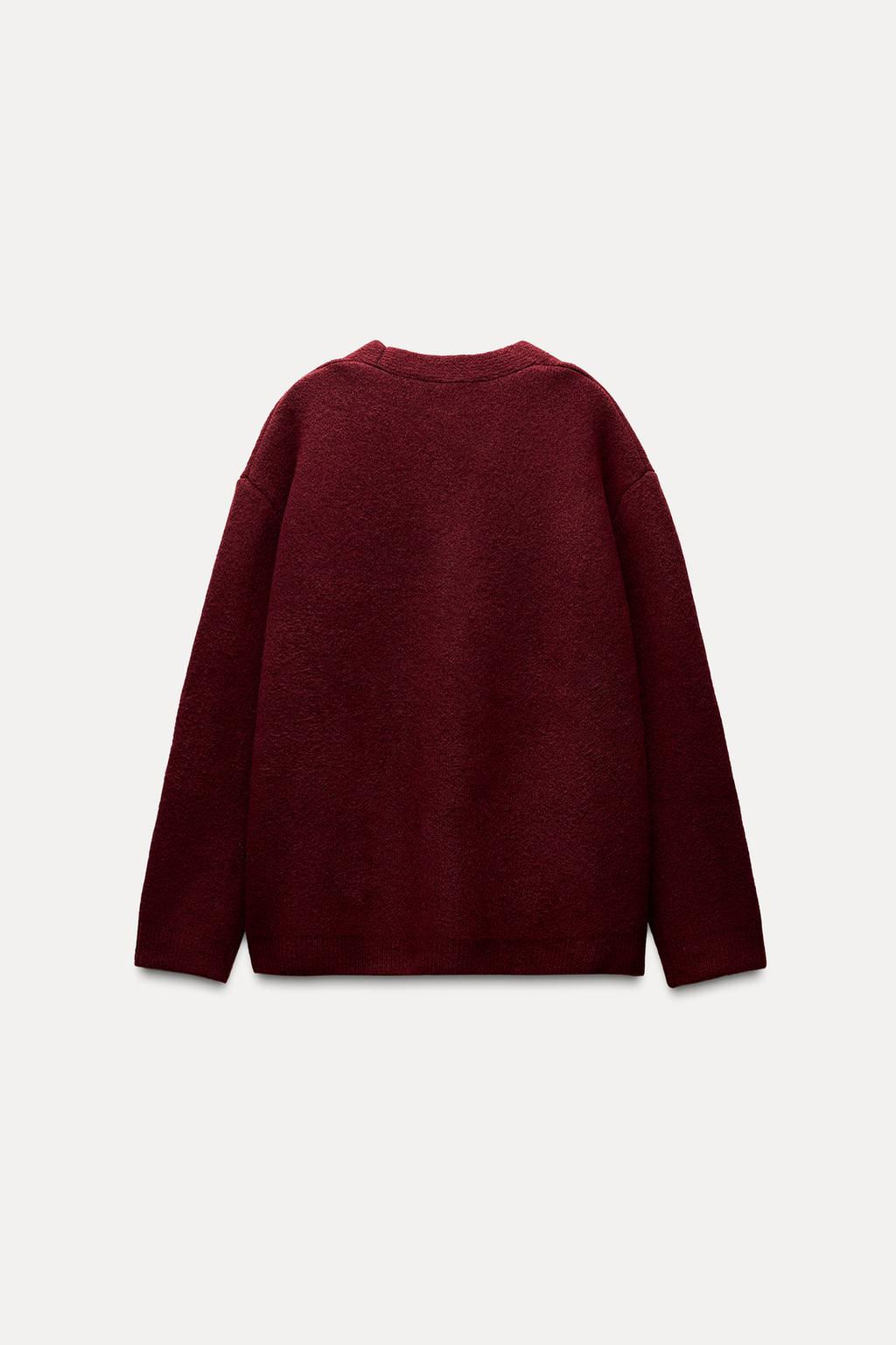PLAIN KNIT CARDIGAN - Zara фото 7