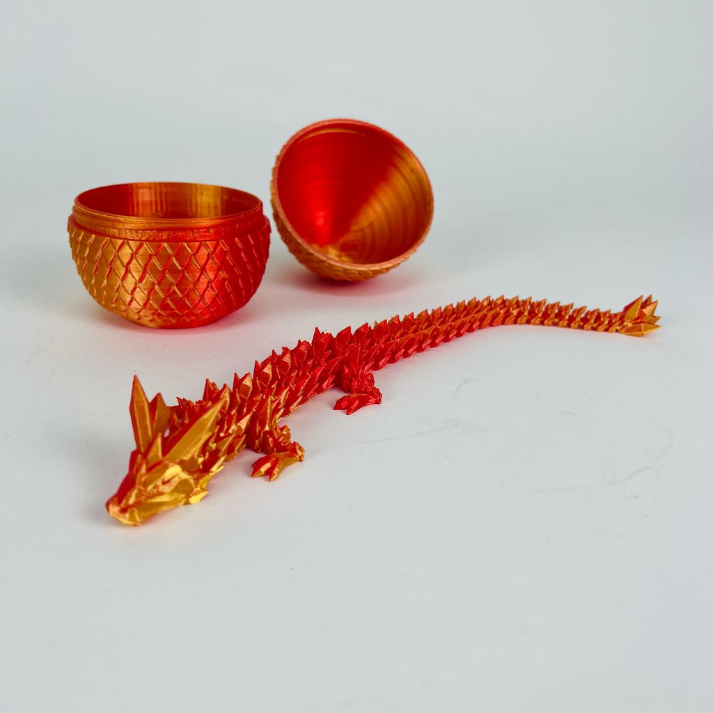 Игрушка Яйцо с чешуйчатым дракончиком 28 см в ассортименте (подвижный)