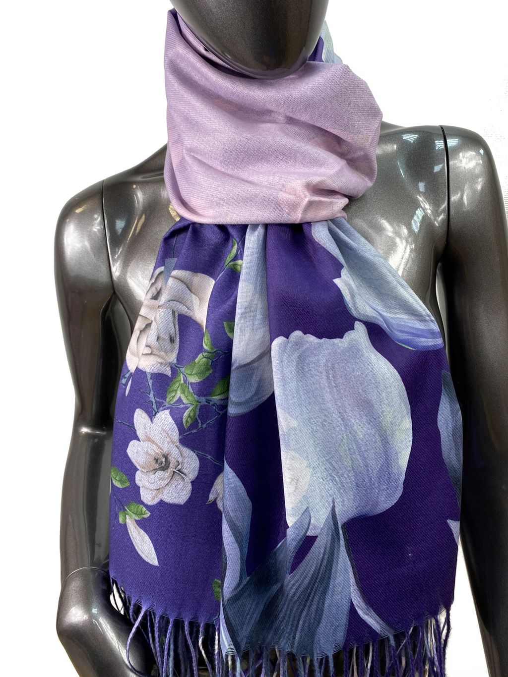 Мягкий палантин из кашемира, мультицвет - Greta фото 5