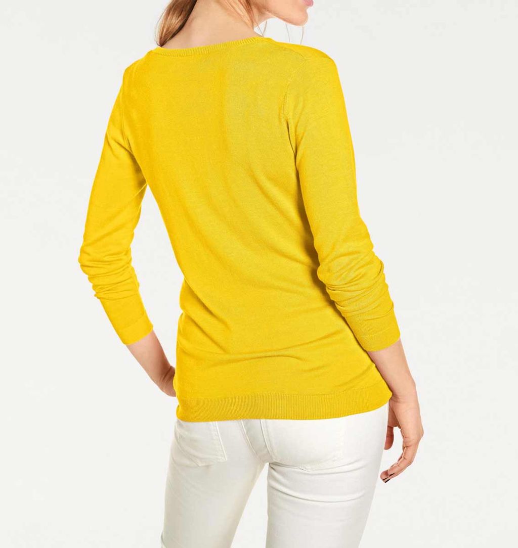 Пуловер, желтый - Heine фото 4