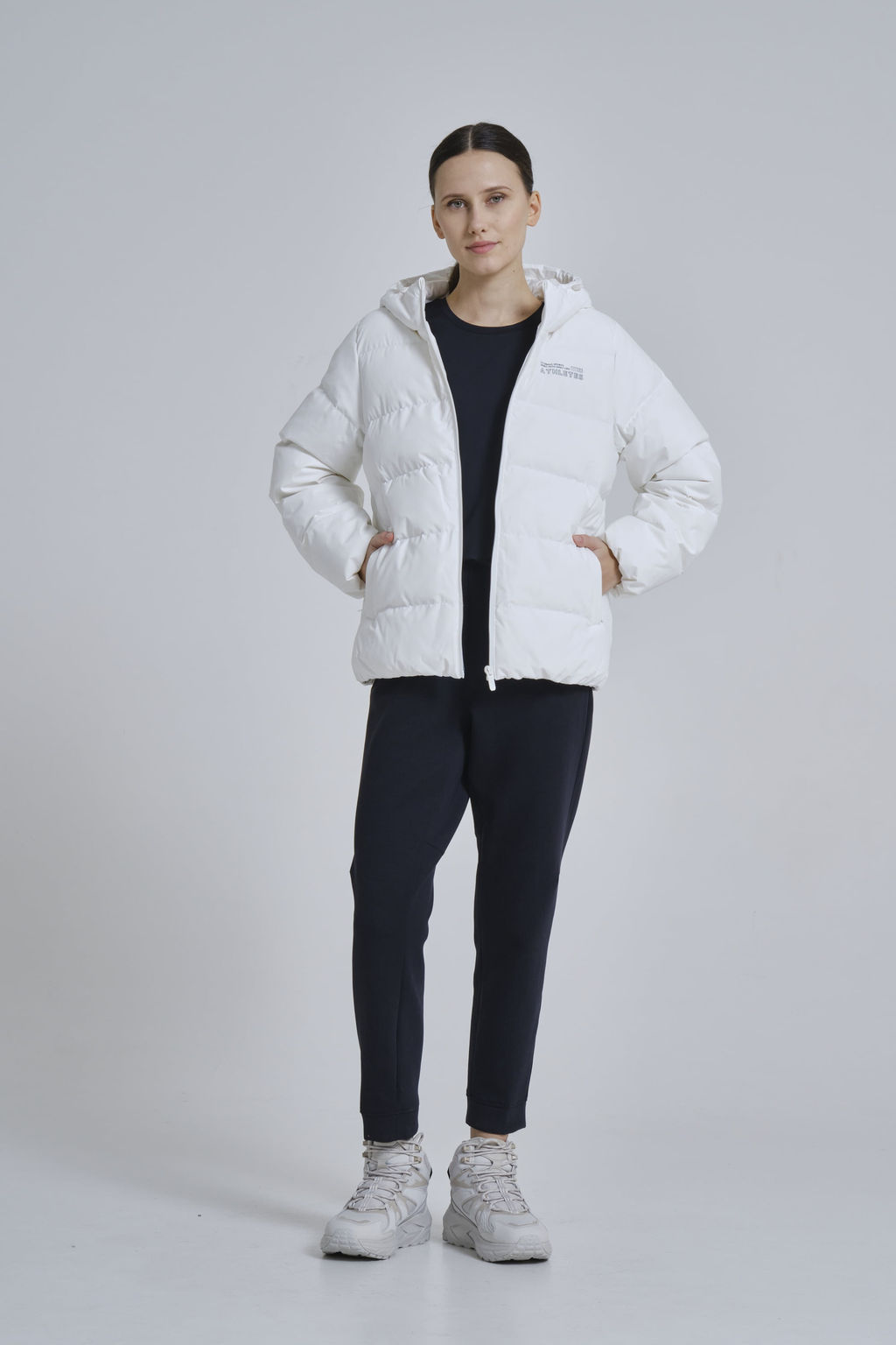 Пуховик короткий Белый - Anta фото 5