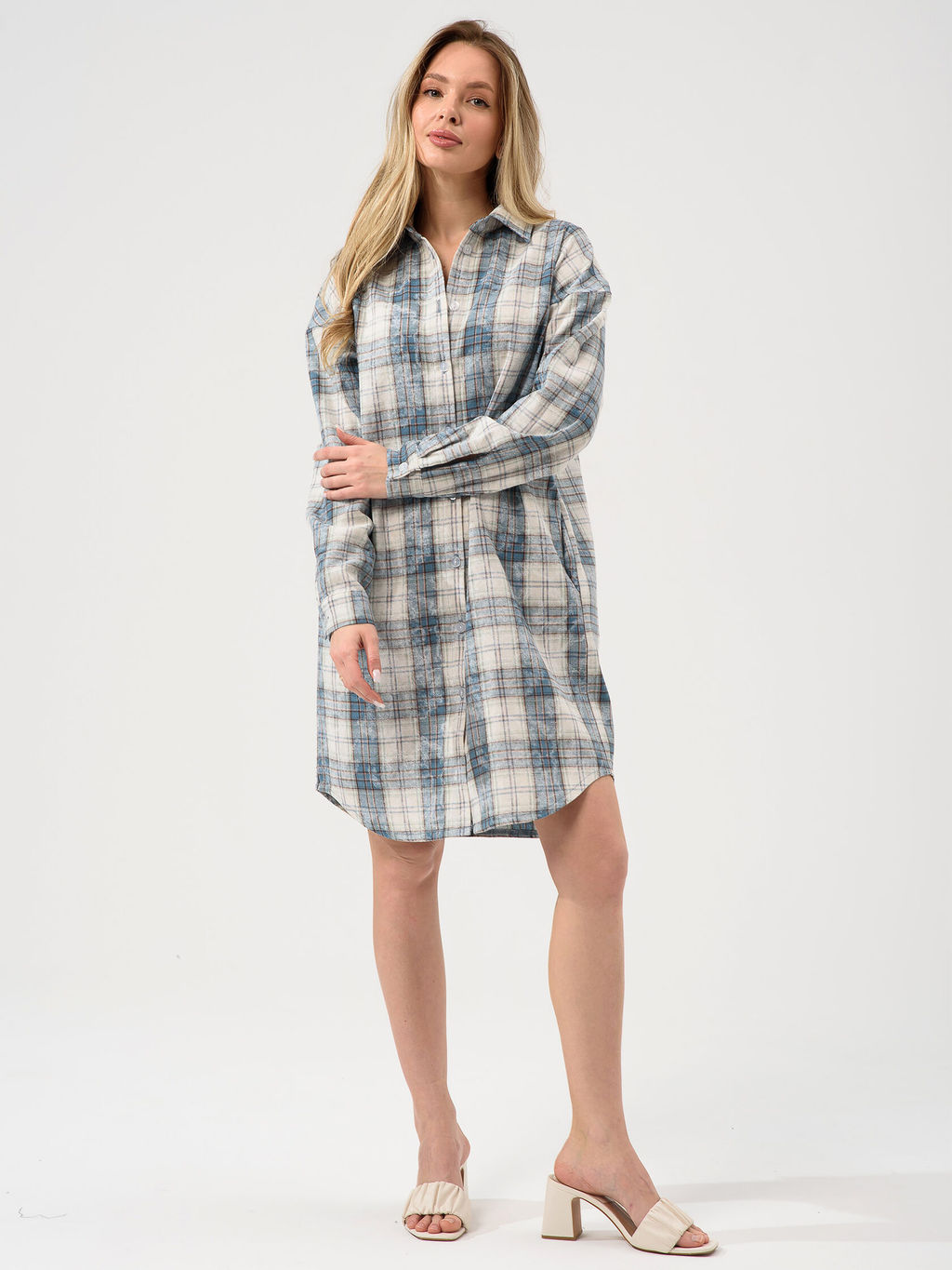 Халат фланель "Рубашка"