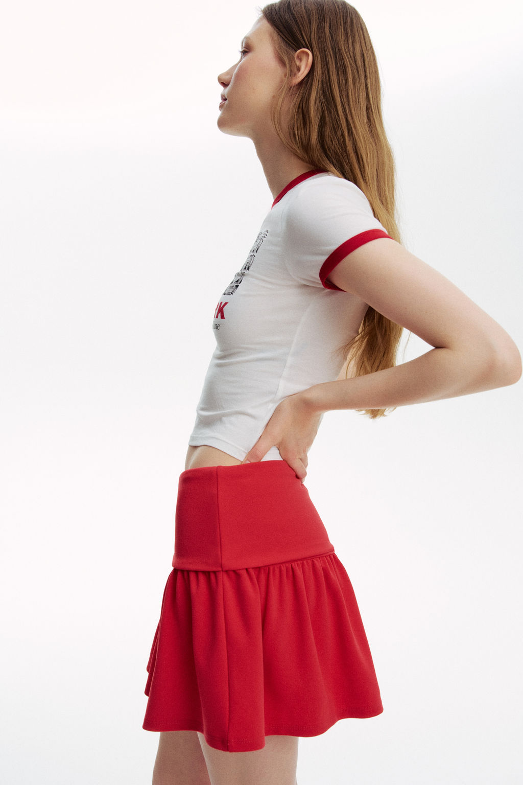 Falda de punto con vuelo - H&m фото 5
