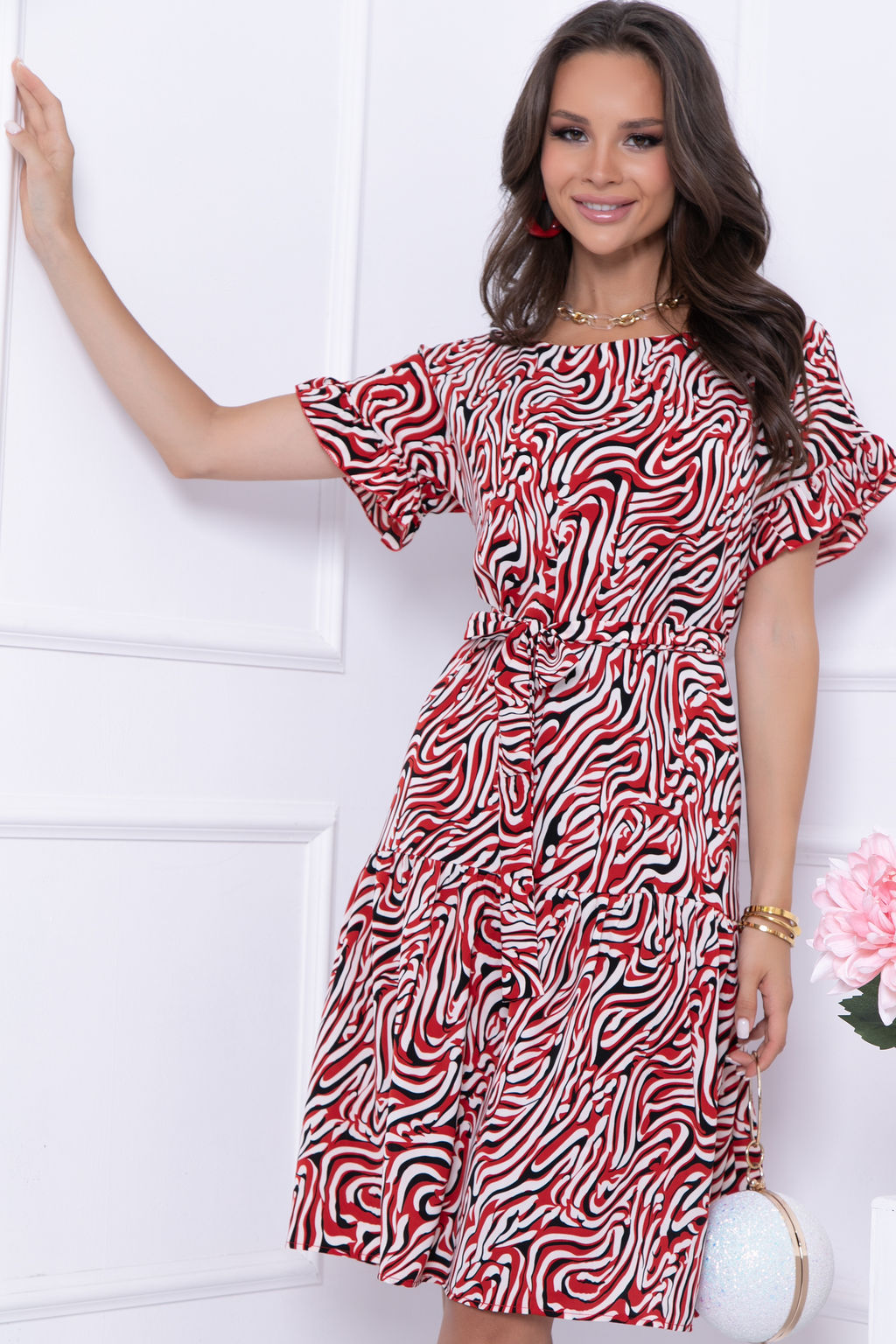 Платье Bellovera 53П3730 красный