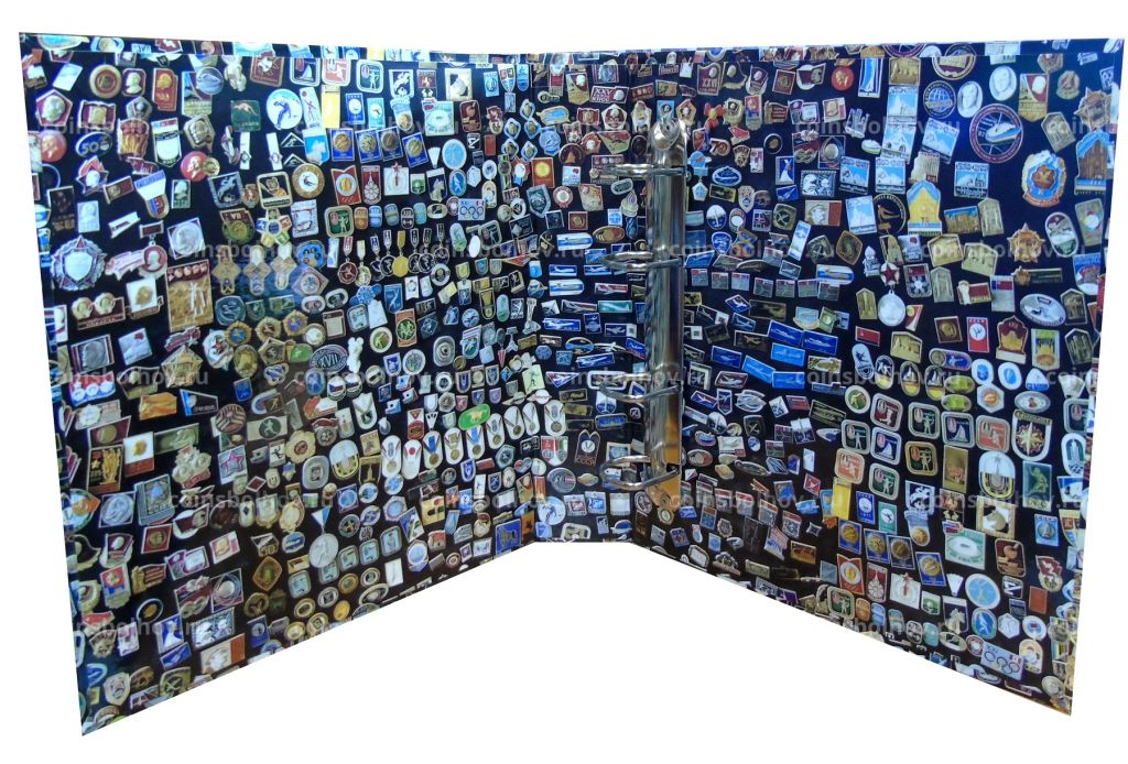 Папка-переплет для значков