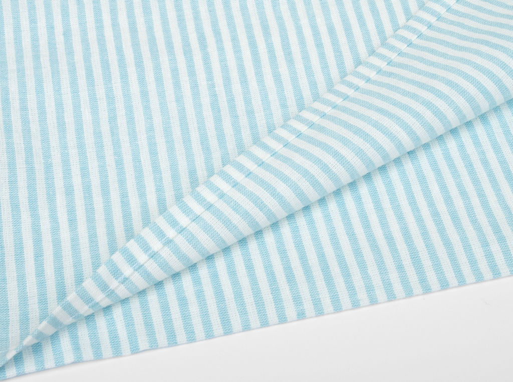 Наволочка верхняя 22С100-ШР/ст 70*70 цв. 46 рис. 2 голубая полоска