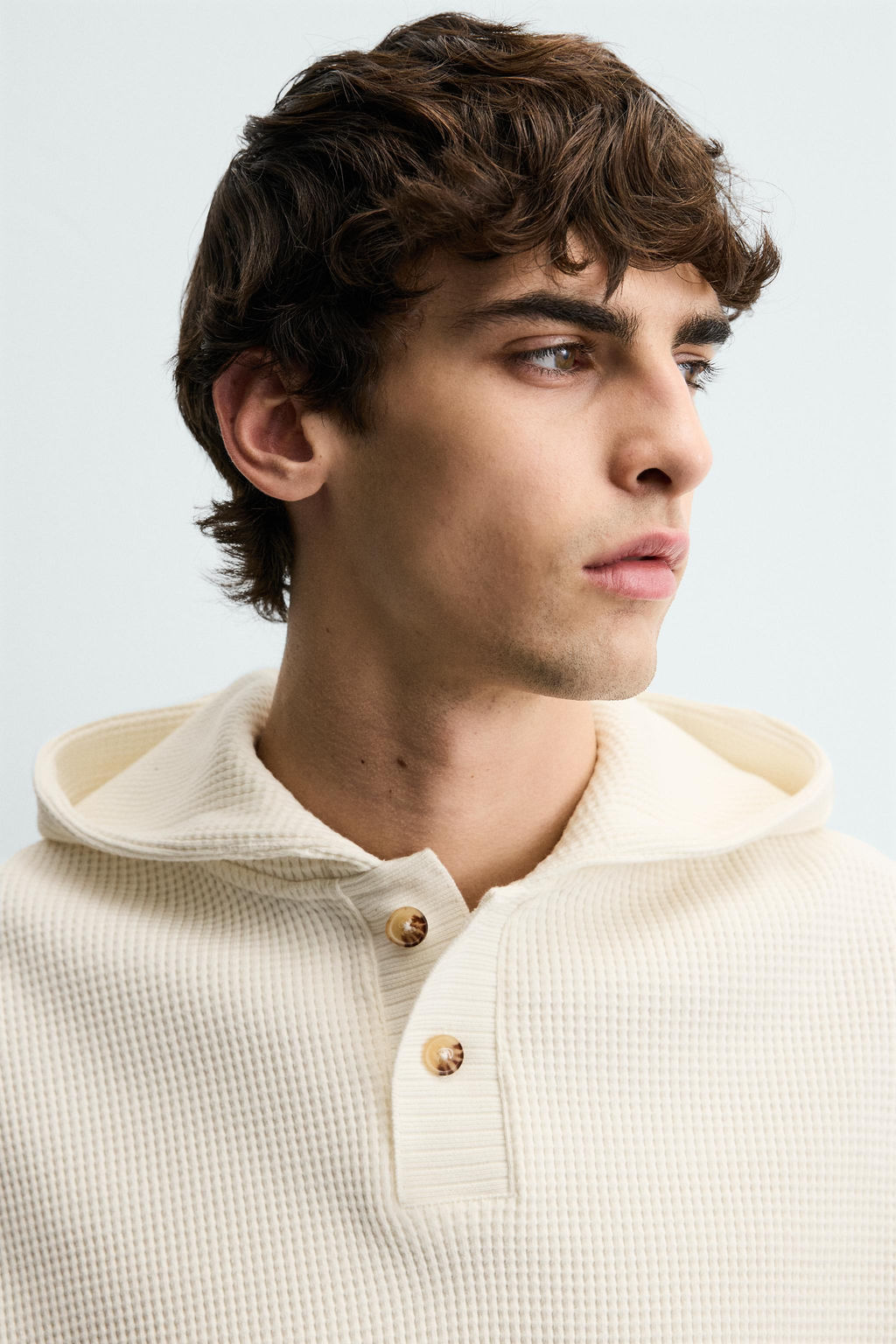 WAFFLE-KNIT HOODIE - Zara фото 13