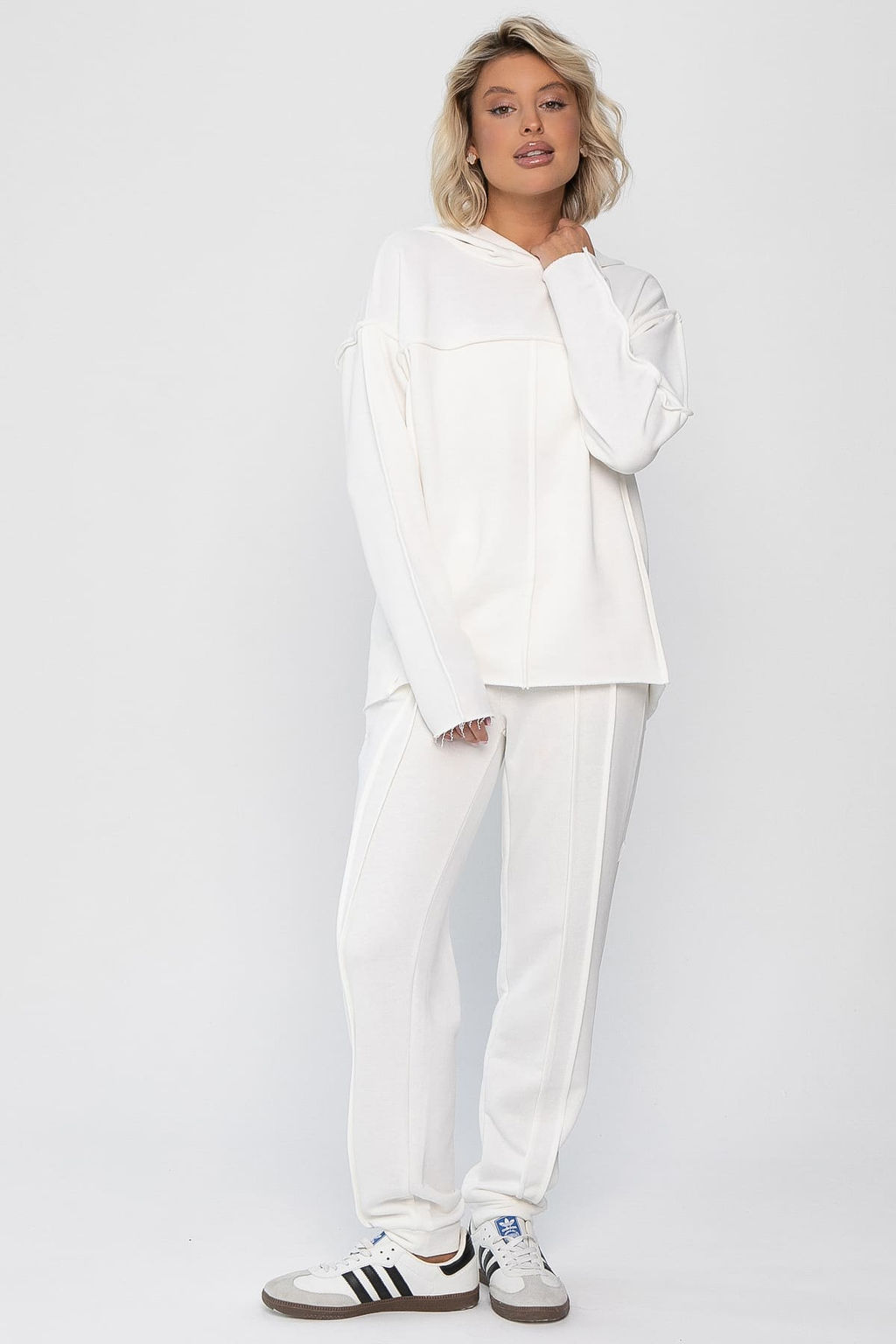 Костюм хлопковый Эко-стиль (белый) К14287-4М - Lt collection фото 14