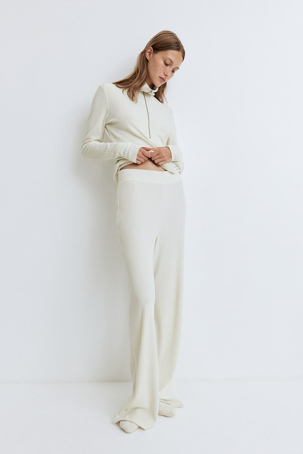 Pantalon de canale con abertura - H&m фото 3