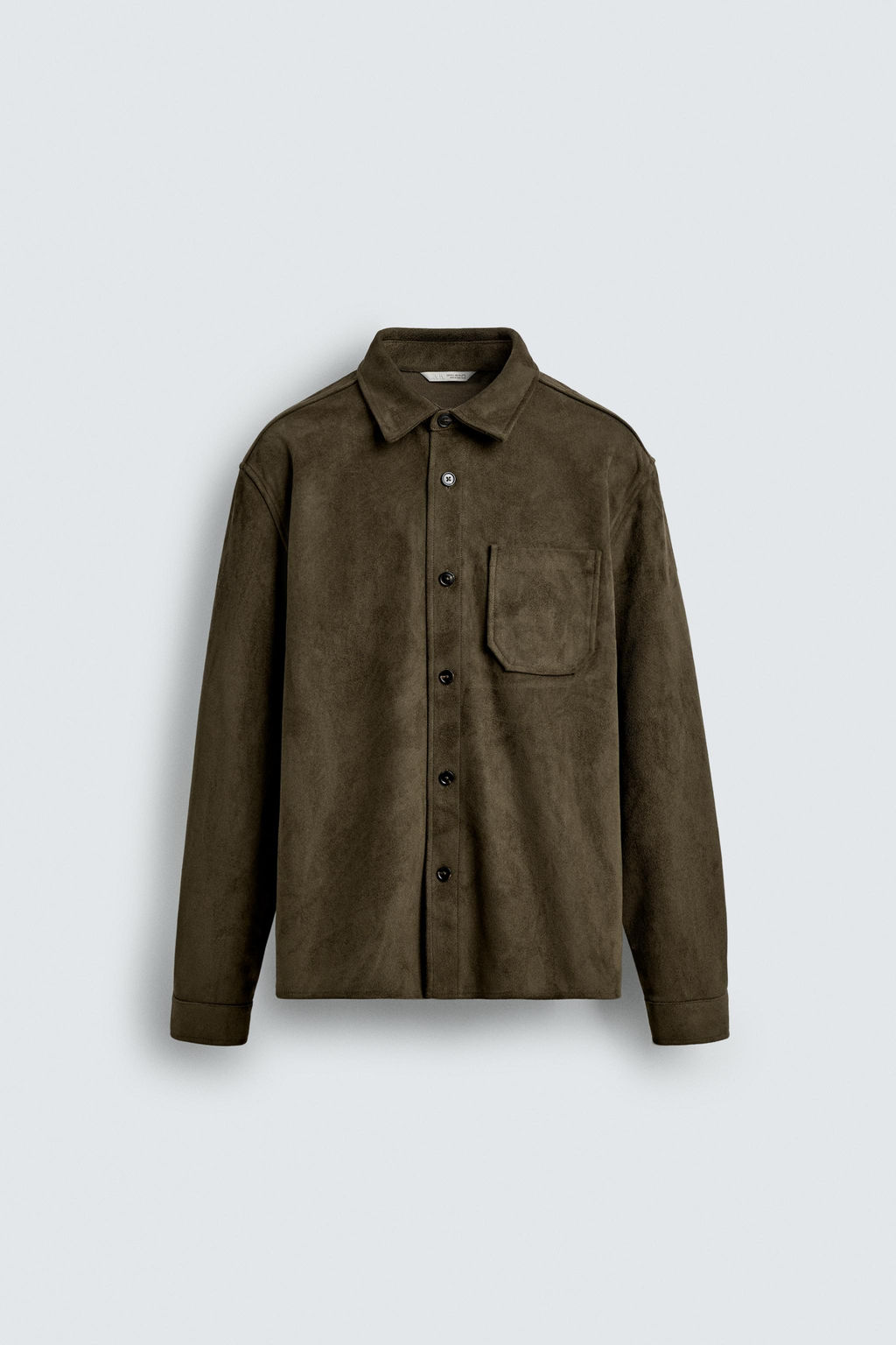 SOBRECAMISA EFECTO ANTE / Verde - Zara фото 7