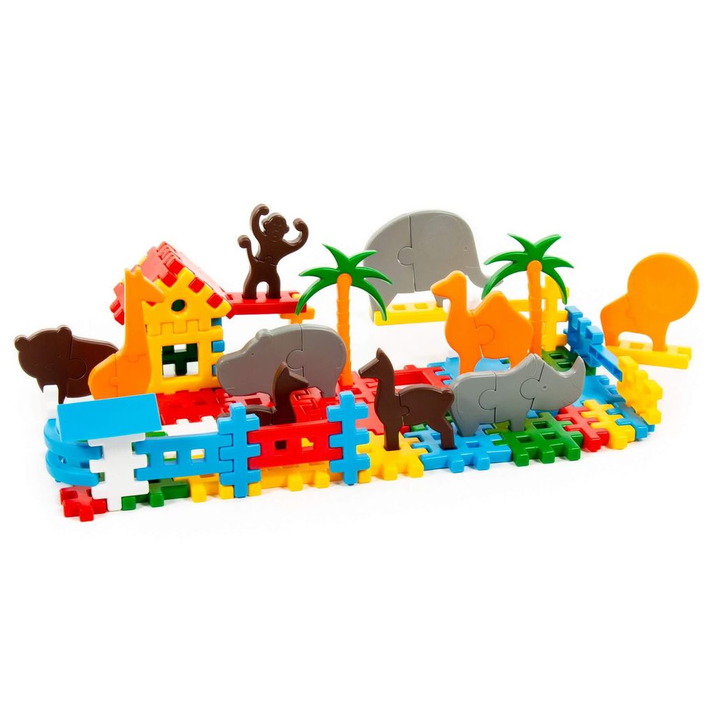 Конструктор Зоопарк (117 элементов) (в мешке) - Полесье фото 4