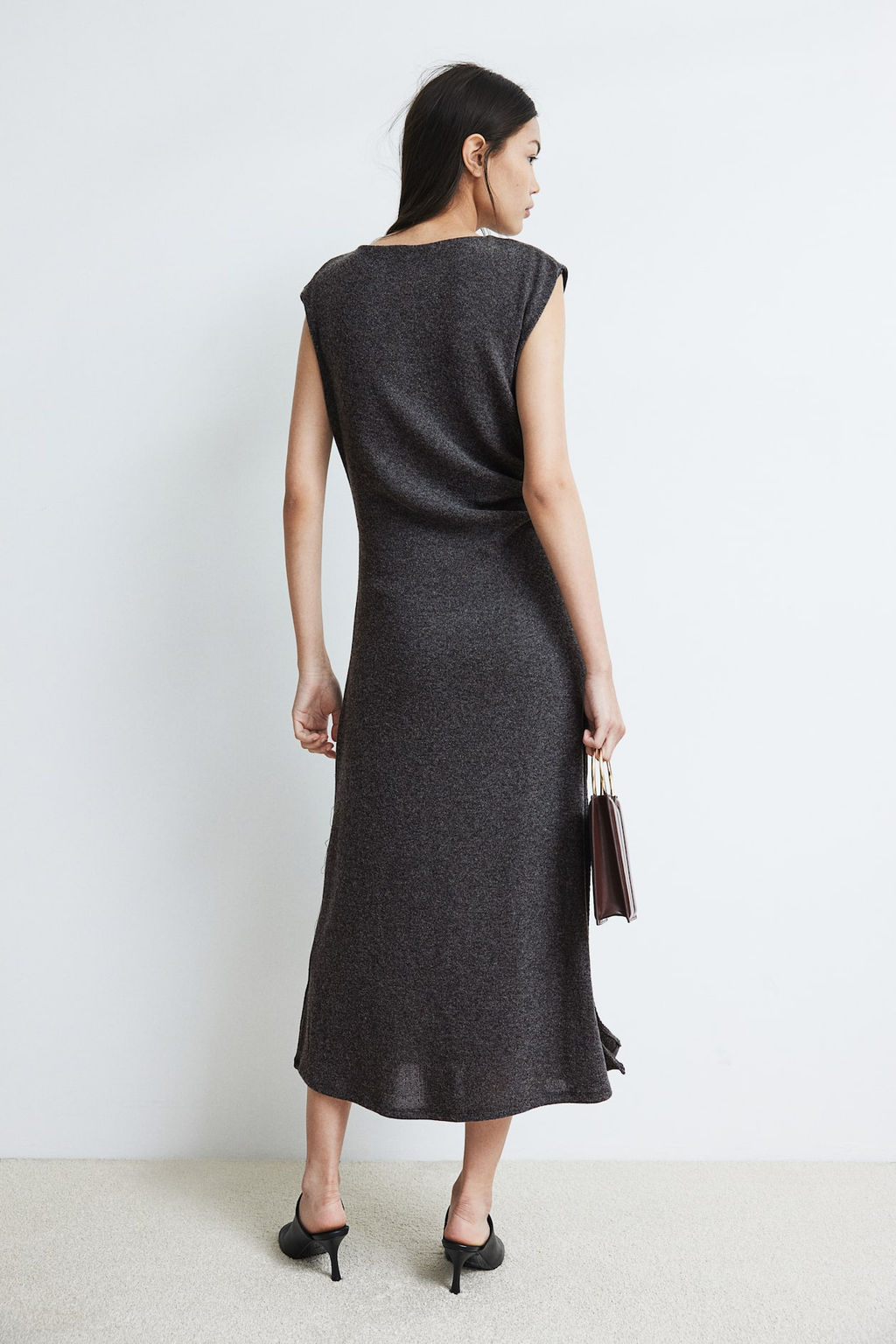 Vestido ajustado con diseno drapeado - H&m фото 2