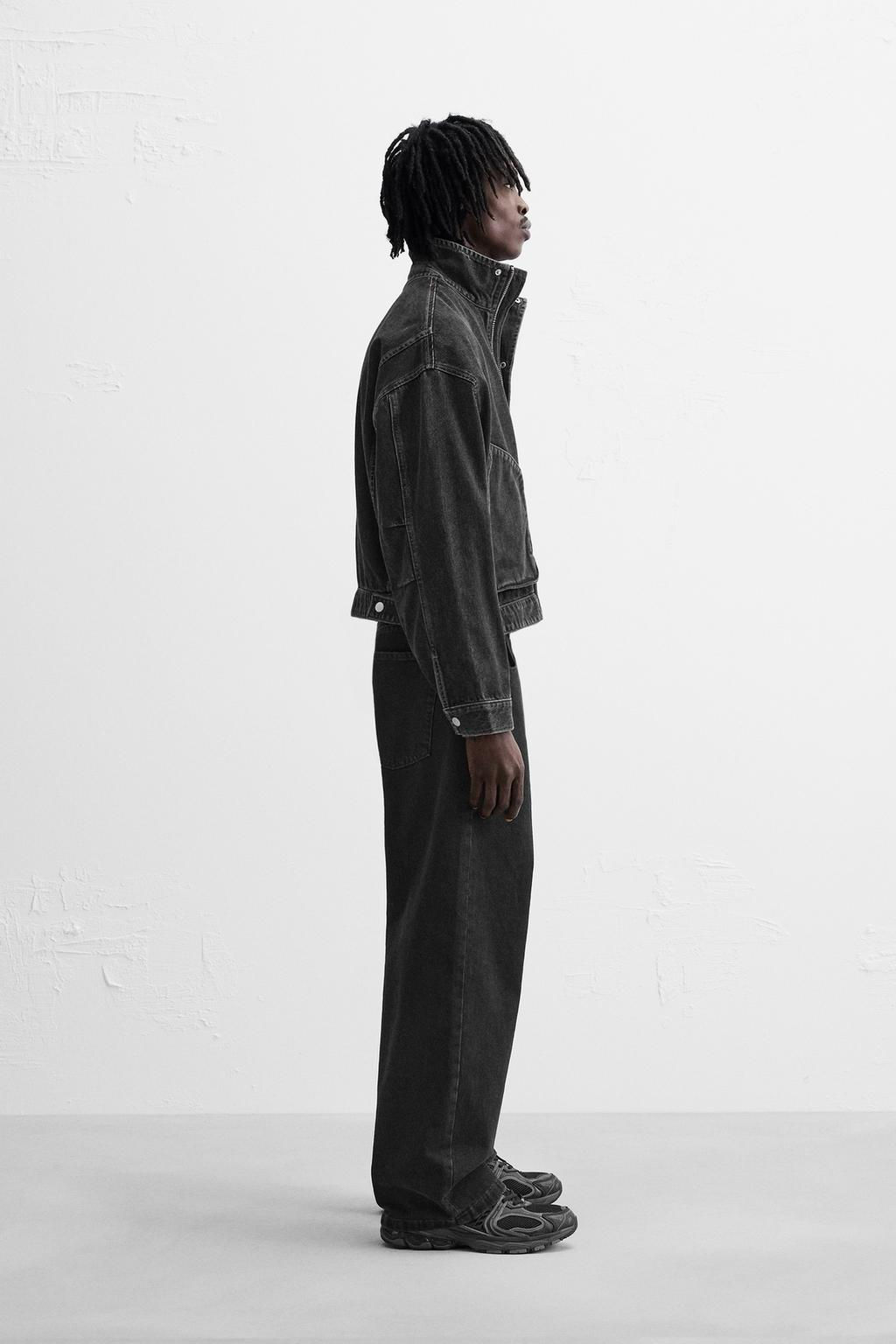 BOXY FIT DENIM JACKET - Zara фото 7