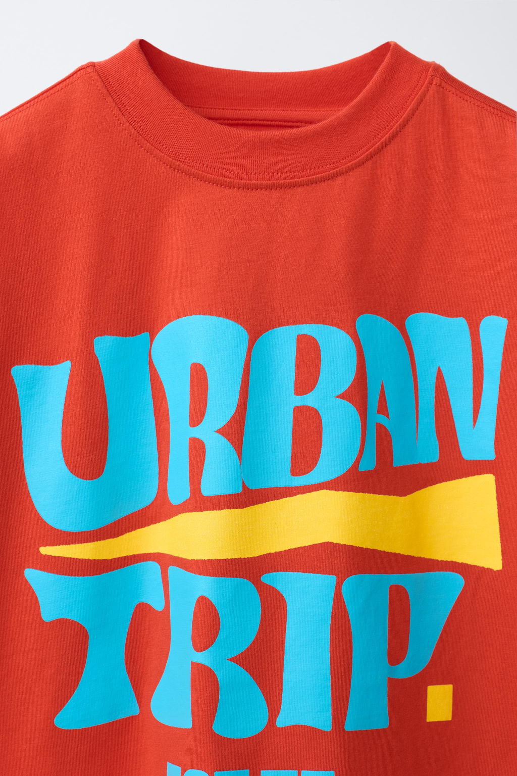 CAMISETA ESTAMPADO TEXTO / Rojo - Zara фото 3
