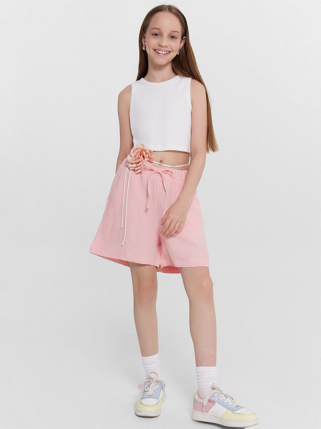 Шорты для девочек розовые