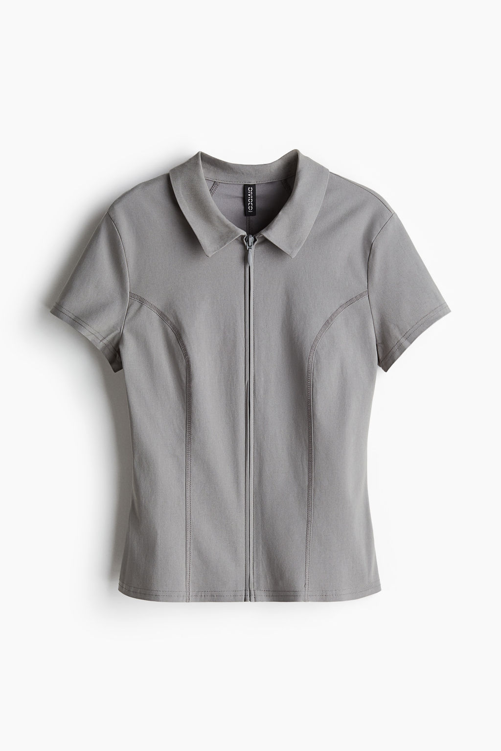 Collared zip-through top - H&m фото 7