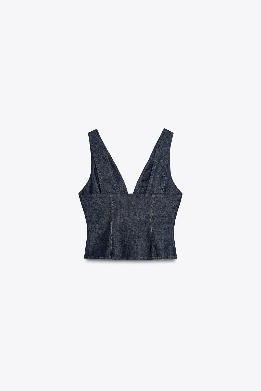 Z1975 DENIM CROP TOP - Zara фото 15