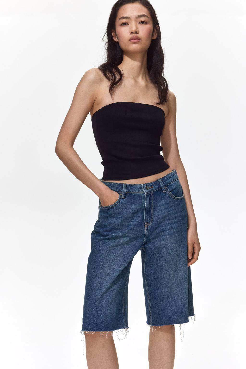 Bermudas en denim - H&m фото 5