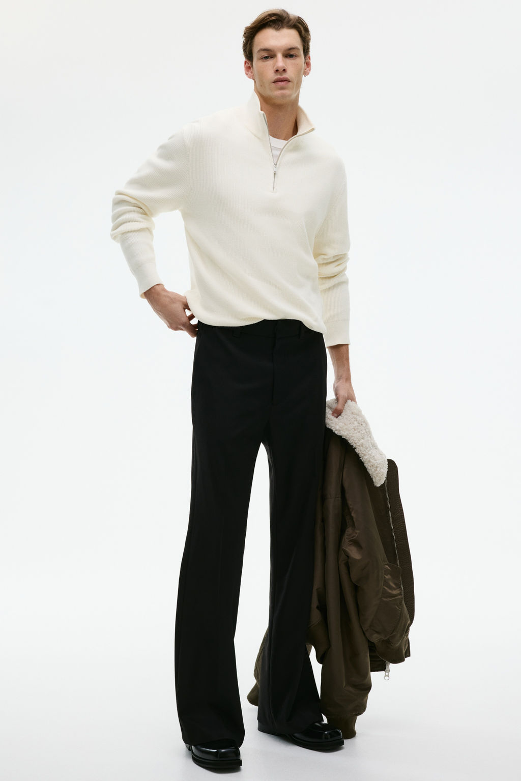 Jersey con media cremallera Regular Fit - H&m фото 6