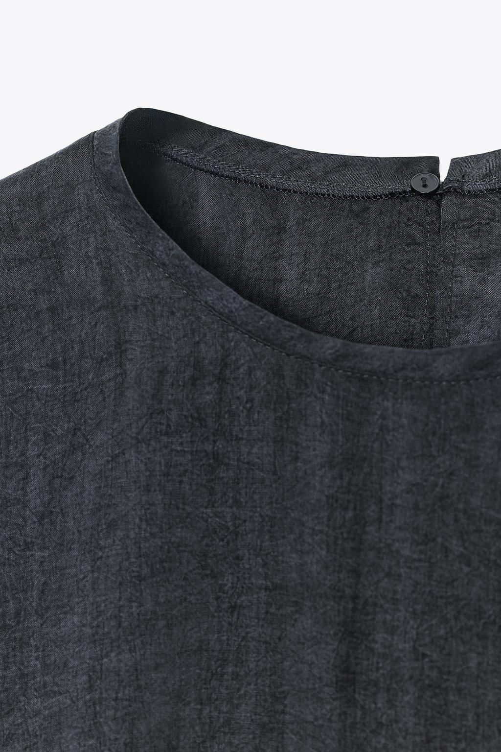 ZW COLLECTION SHORT SLEEVE TOP - Zara фото 8