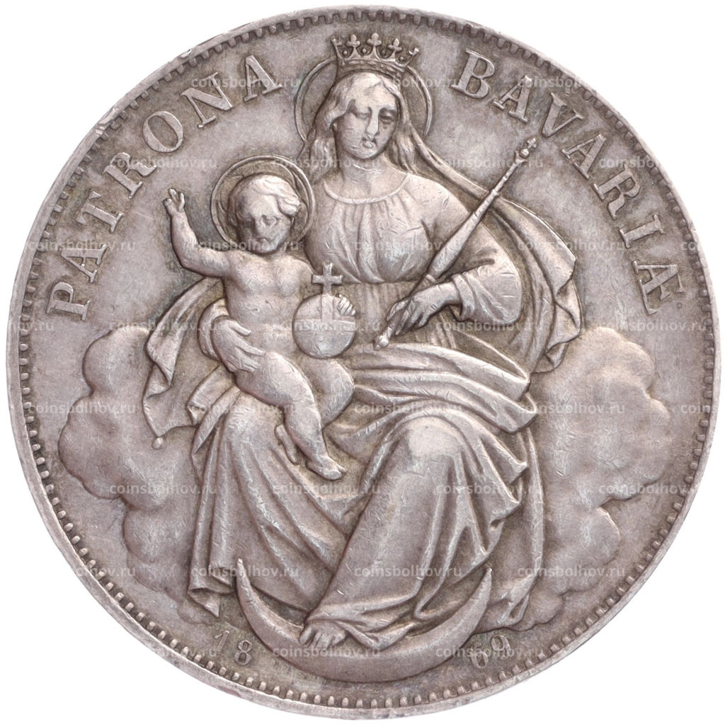1 талер 1869 года Бавария
