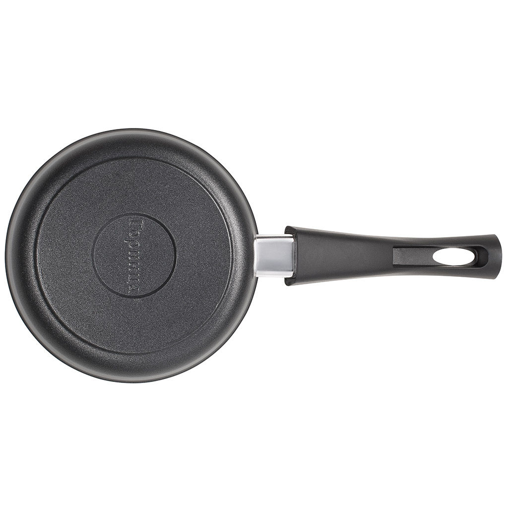 Ковш с тефлоновым покрытием 1,0л, д16см Классик, h7см, s0,4см, съемная ручка из термостойкого пластика, стеклянная крышка с пароотводом, подарочная упаковка (Россия) - Домашняя мода фото 4