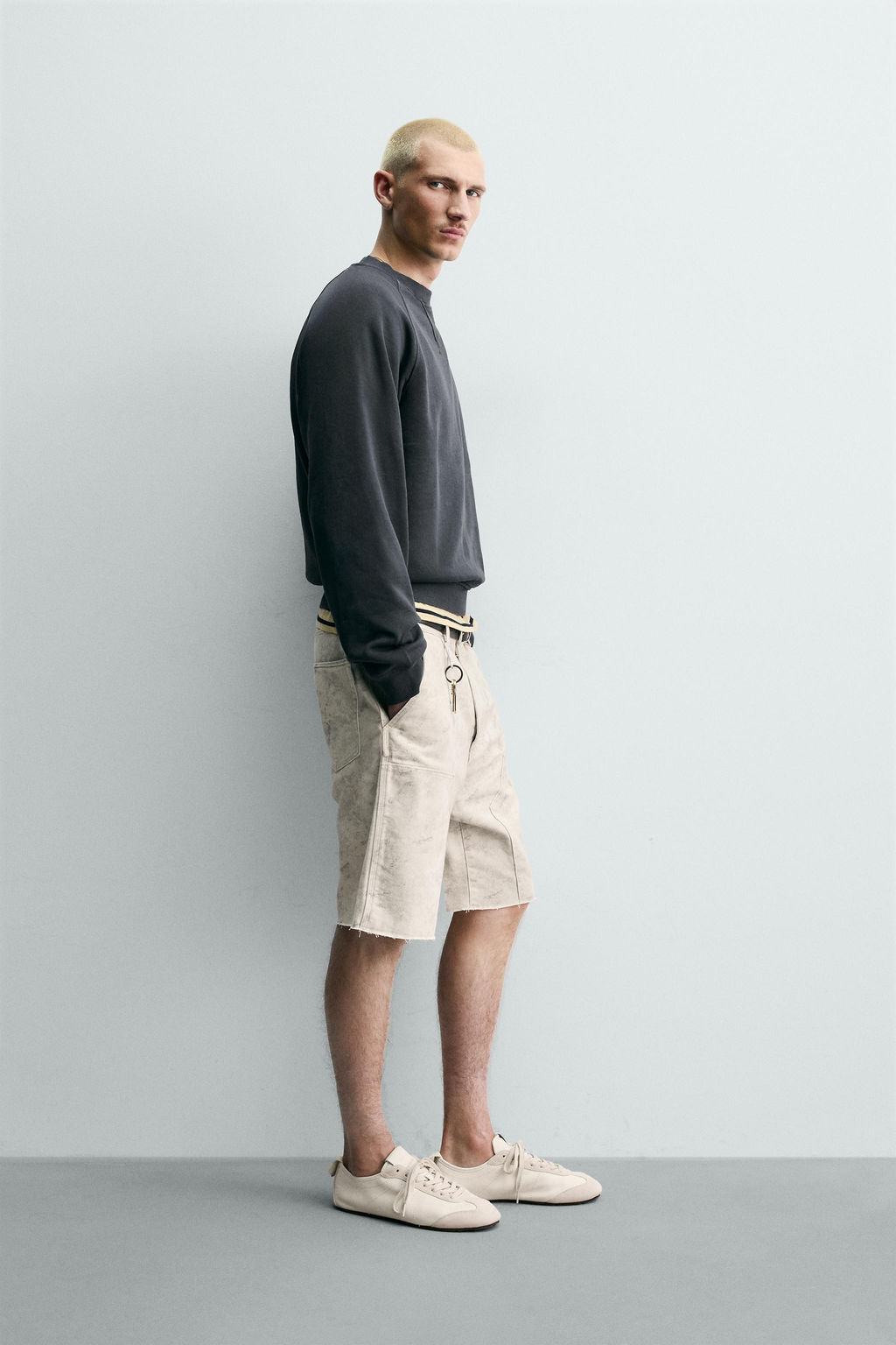 BERMUDA RELAXED FIT BOLSILLO CARPINTERO / Marr?n - Zara фото 4