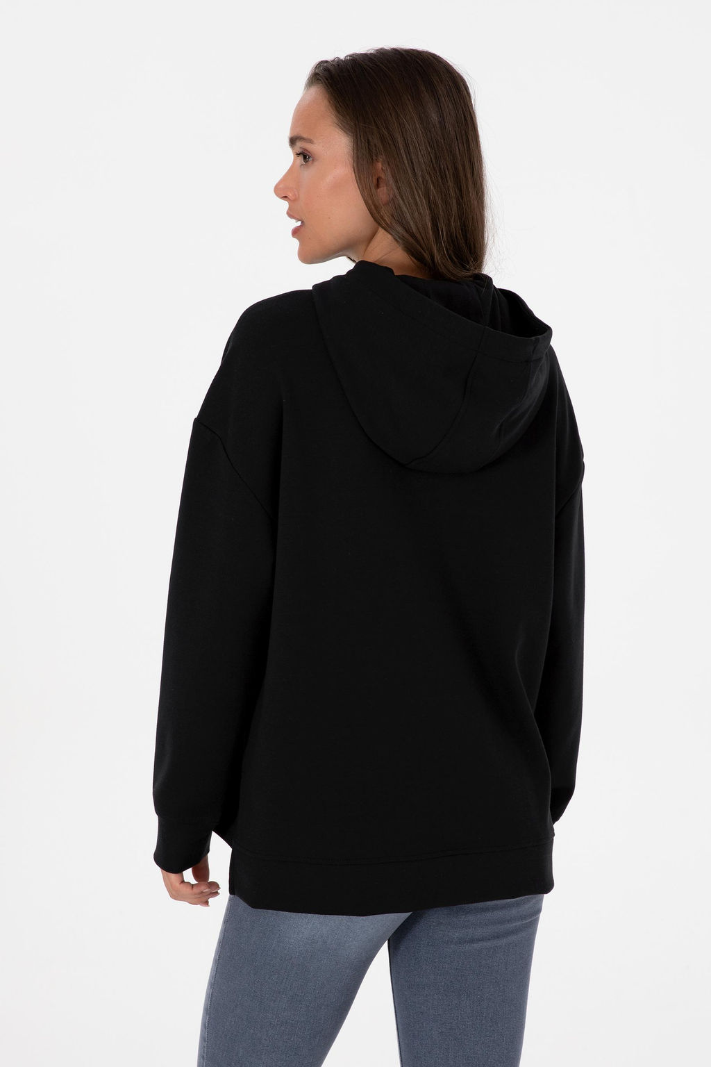 Kad_n Siyah Sweatshirt Sepette S_rpriz _ndirim - U.s. polo assn фото 5