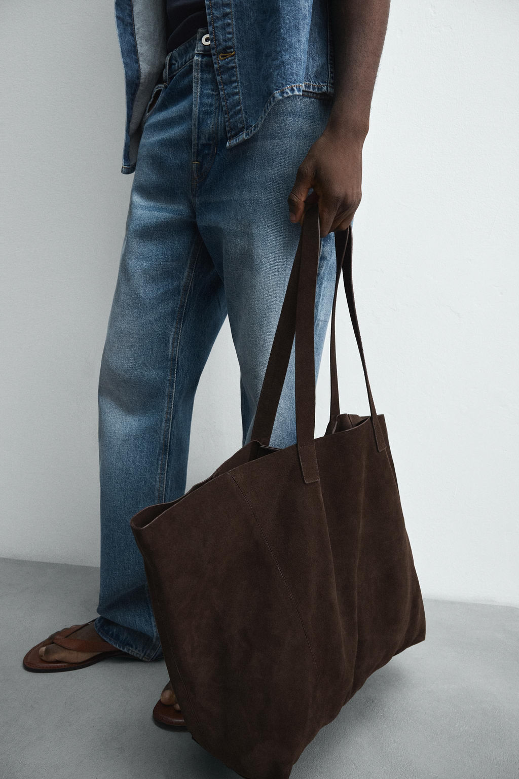 LEATHER TOTE BAG - Zara фото 8