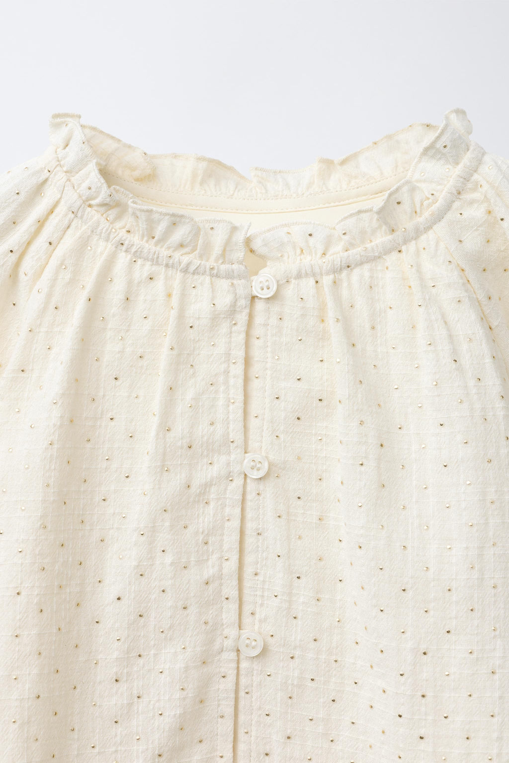 STUDDED BLOUSE - Zara фото 3