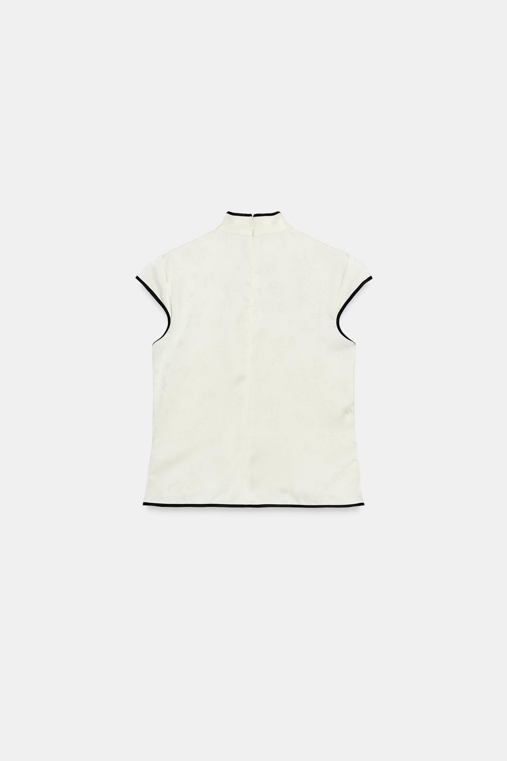 TOP SATINADO VIVOS ALAMAR / Blanco roto - Zara фото 7