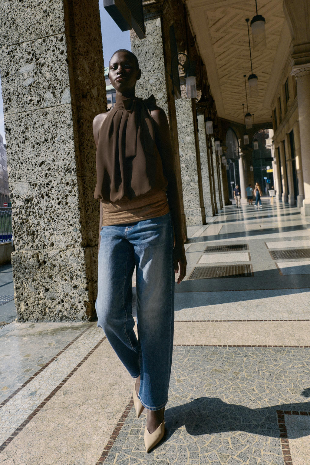 HALTER TOP WITH BOW - Zara фото 2