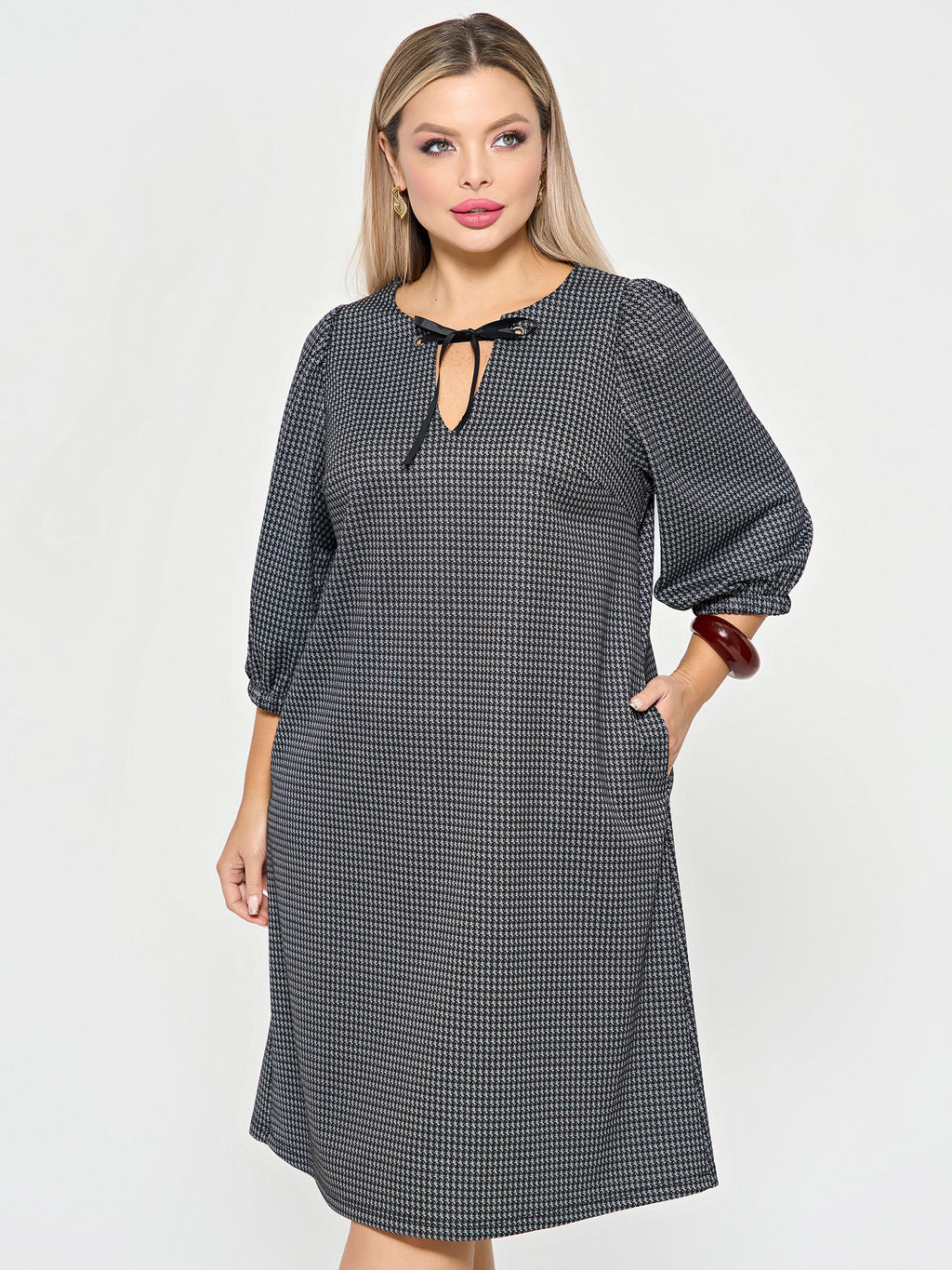 Платье 0218-2 чёрный кварц - Dora фото 151