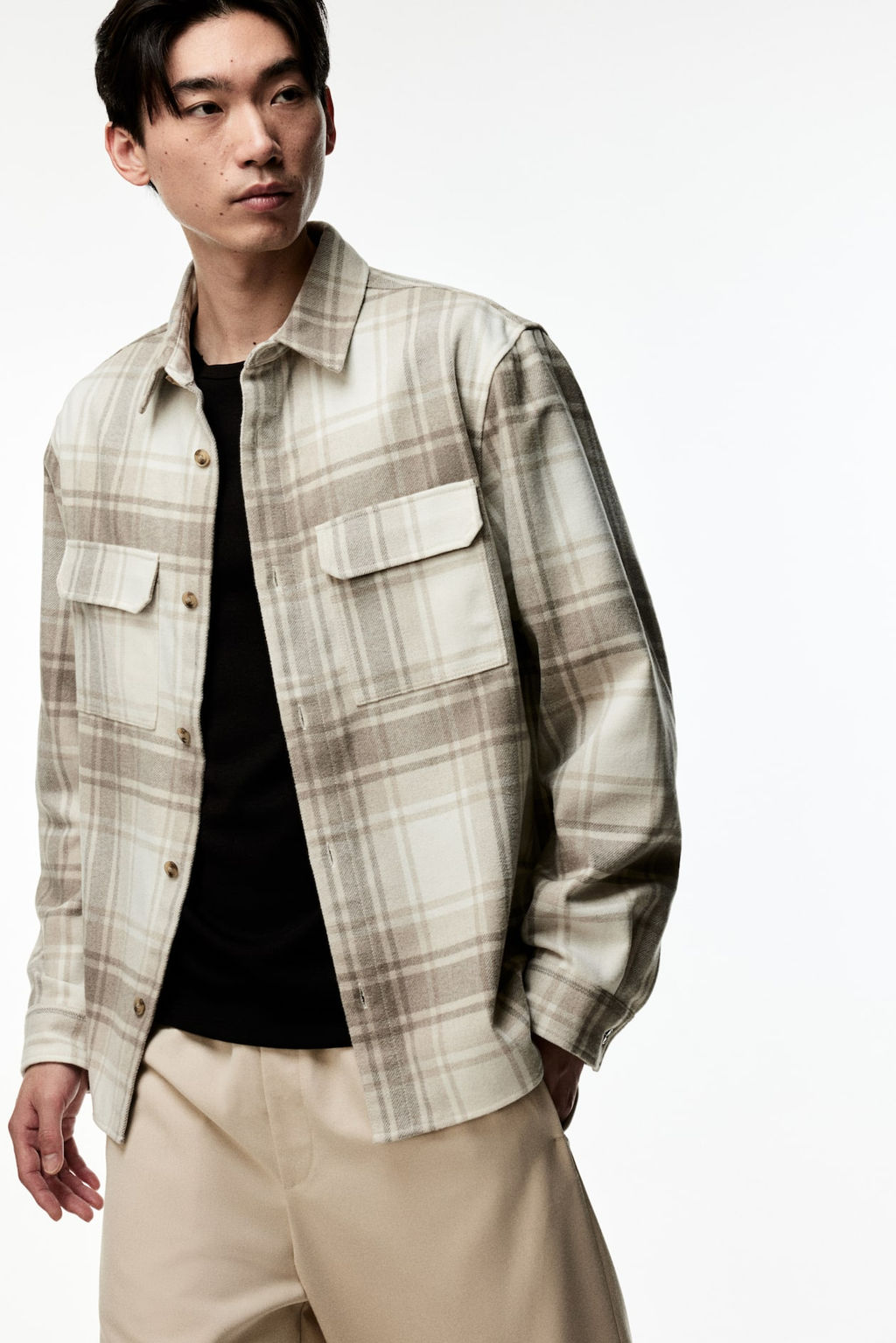 Sobrecamisa de fieltro Regular Fit