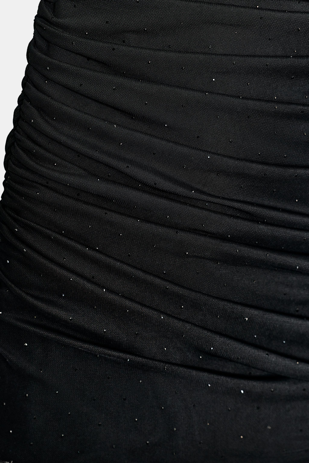 SHORT MESH RHINESTONE DRESS - Zara фото 9