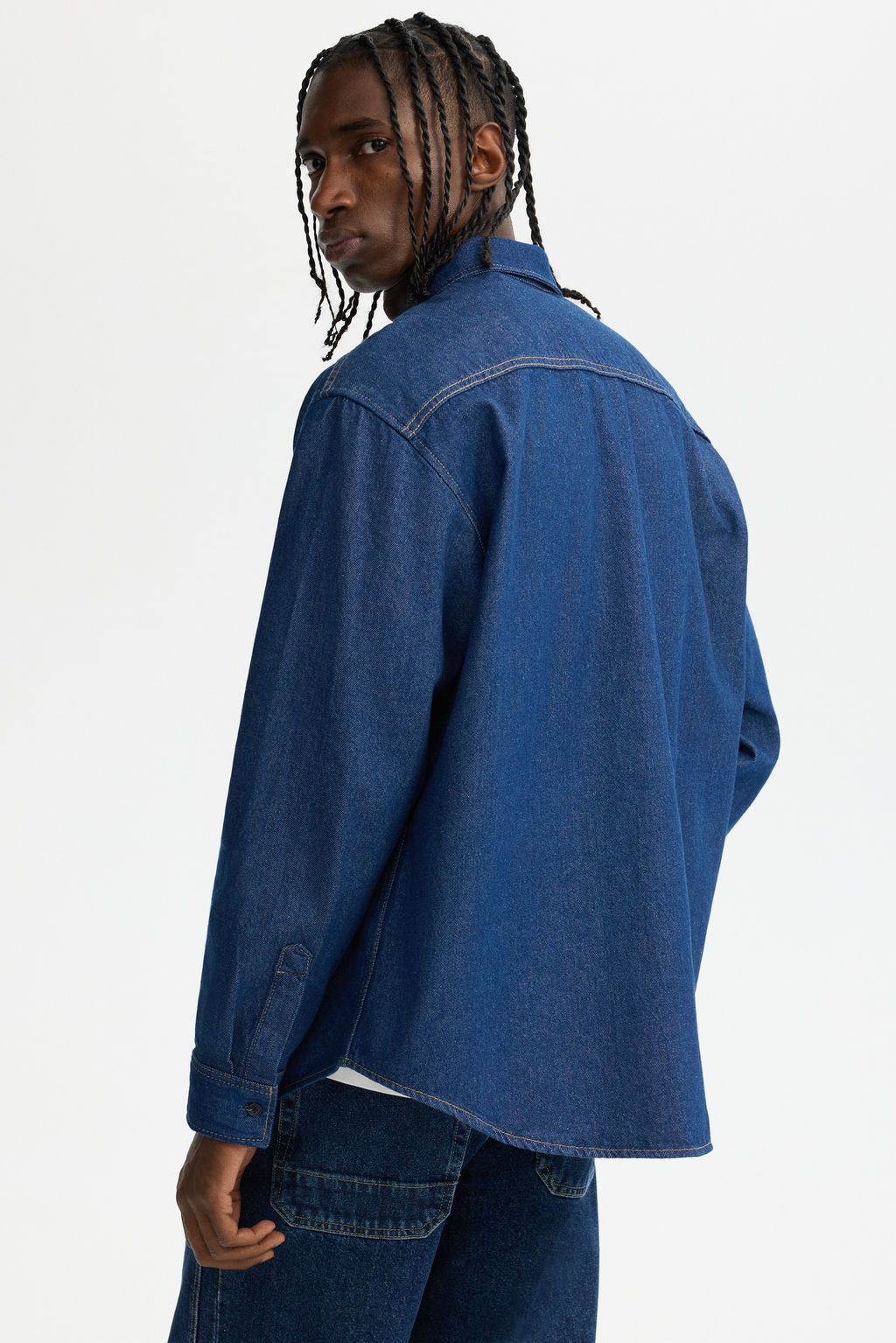 Camisa denim Loose Fit - H&m фото 5