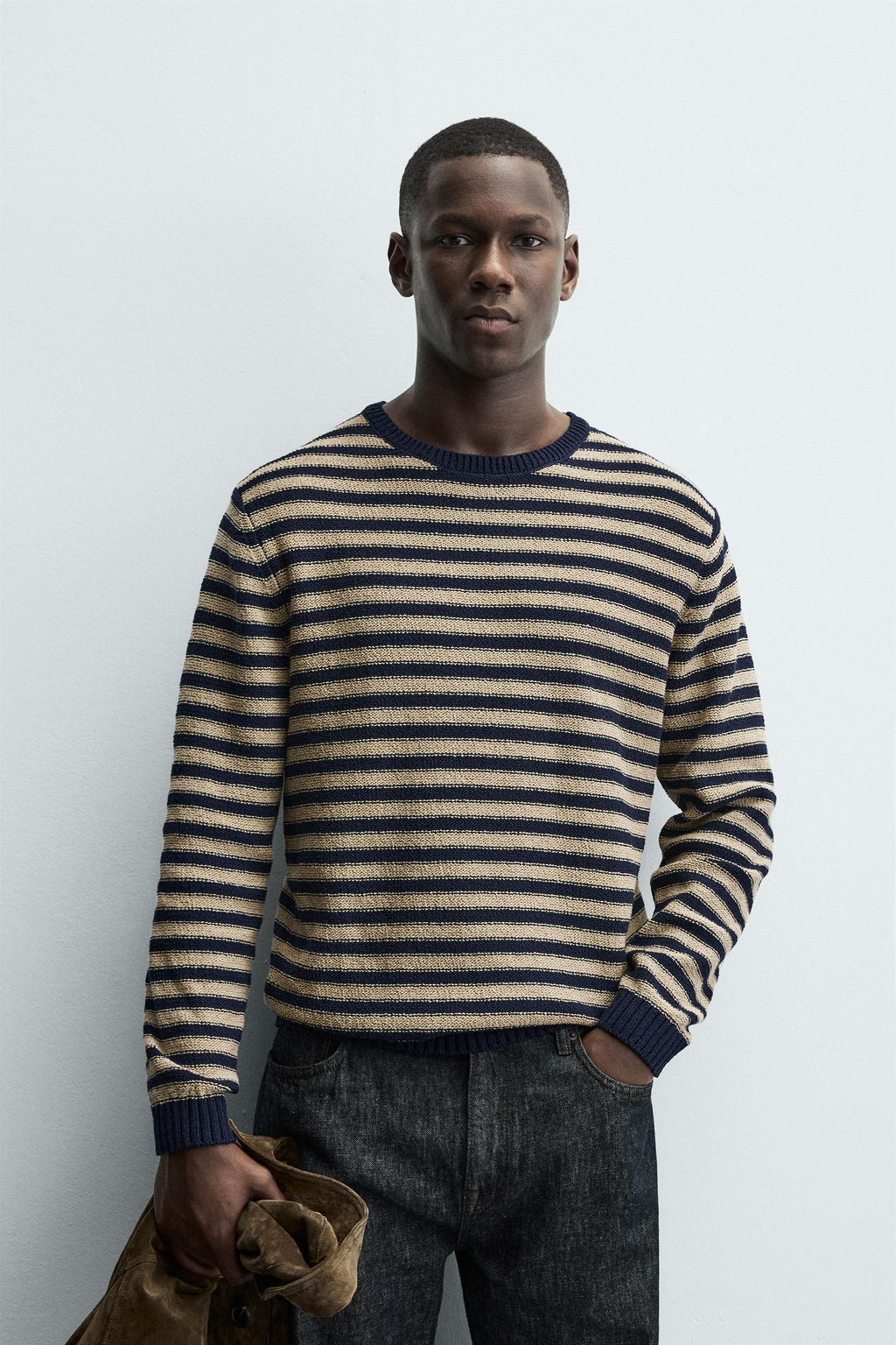 STRIPED JACQUARD SWEATER - Zara фото 2