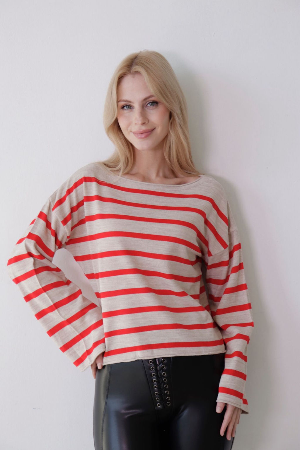 10695 Джемпер в полоску - Martichelli фото 12