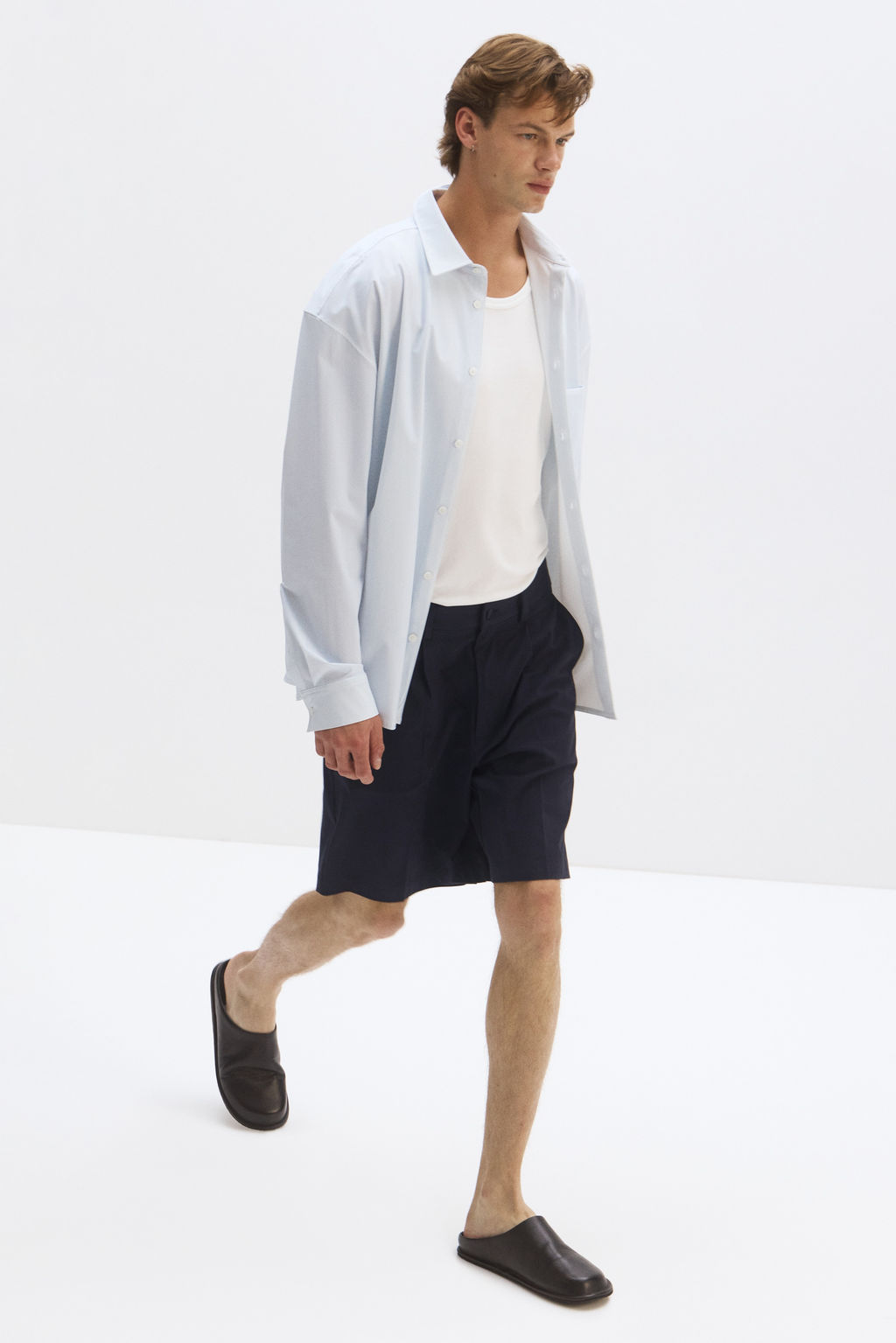 Pantal?n corto Four-way stretch Loose Fit - H&m фото 4