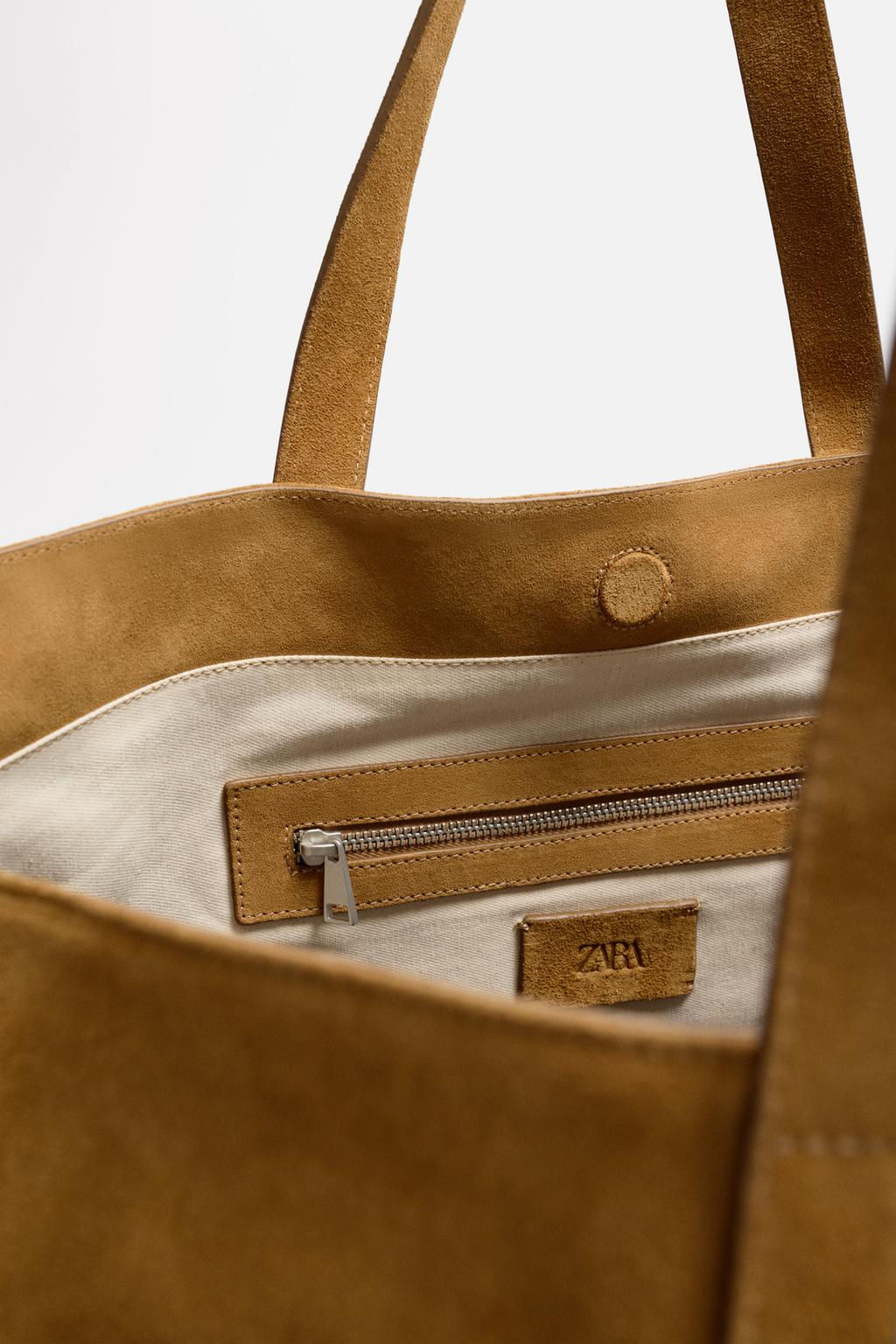 LEATHER SHOPPER BAG - LIMITED EDITION - Zara фото 6