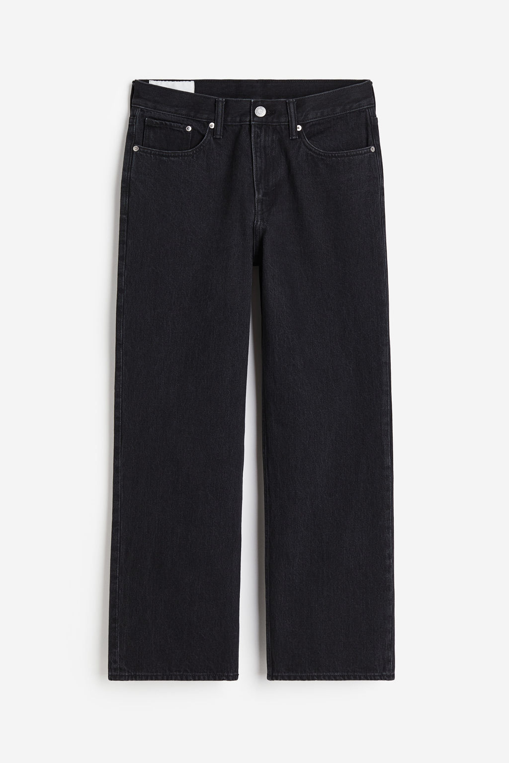 Straight Relaxed High Jeans - H&m фото 2