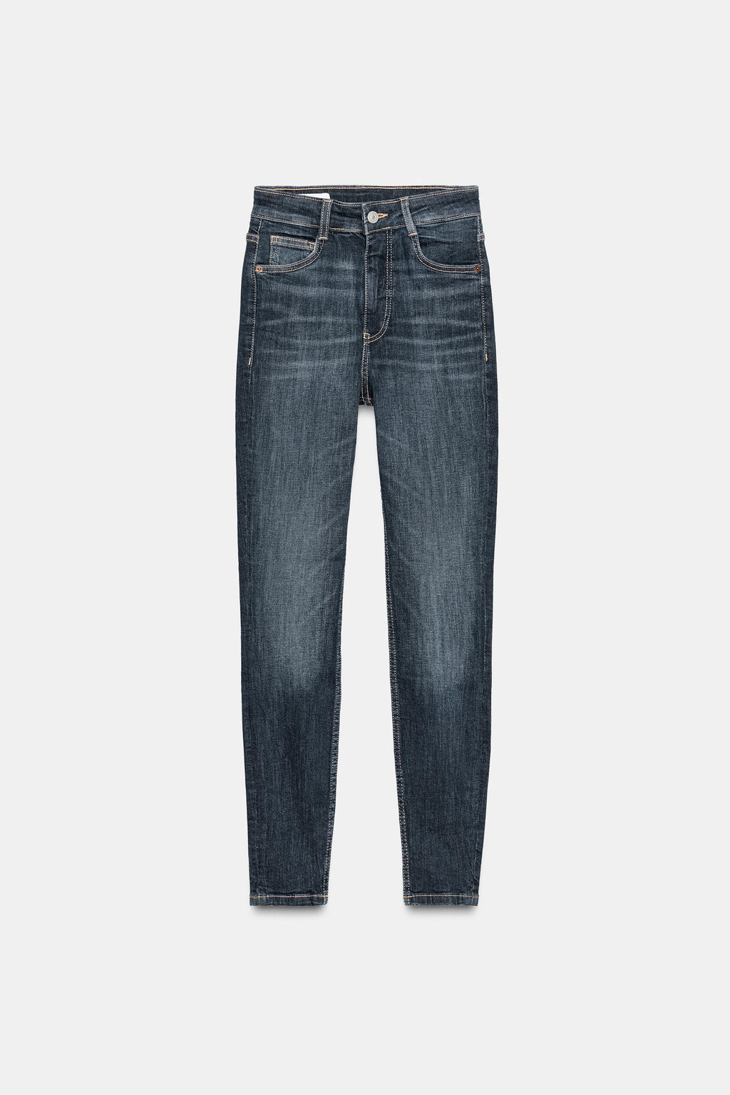JEANS TRF SKINNY TIRO ALTO / Marino - Zara фото 5