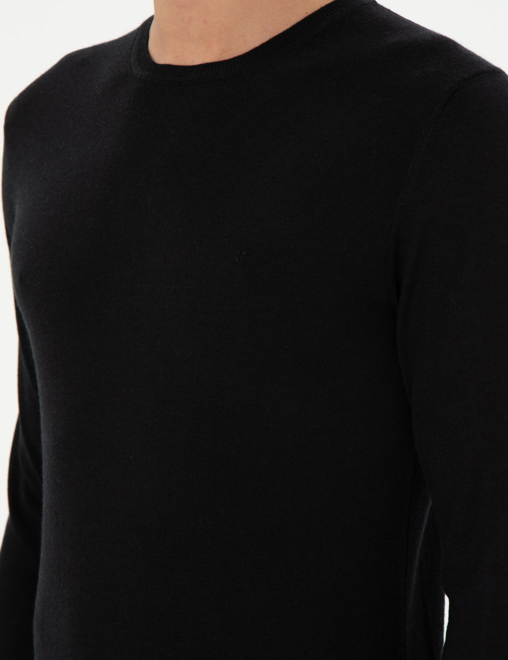 Черный зауженный свитер - Cacharel фото 7