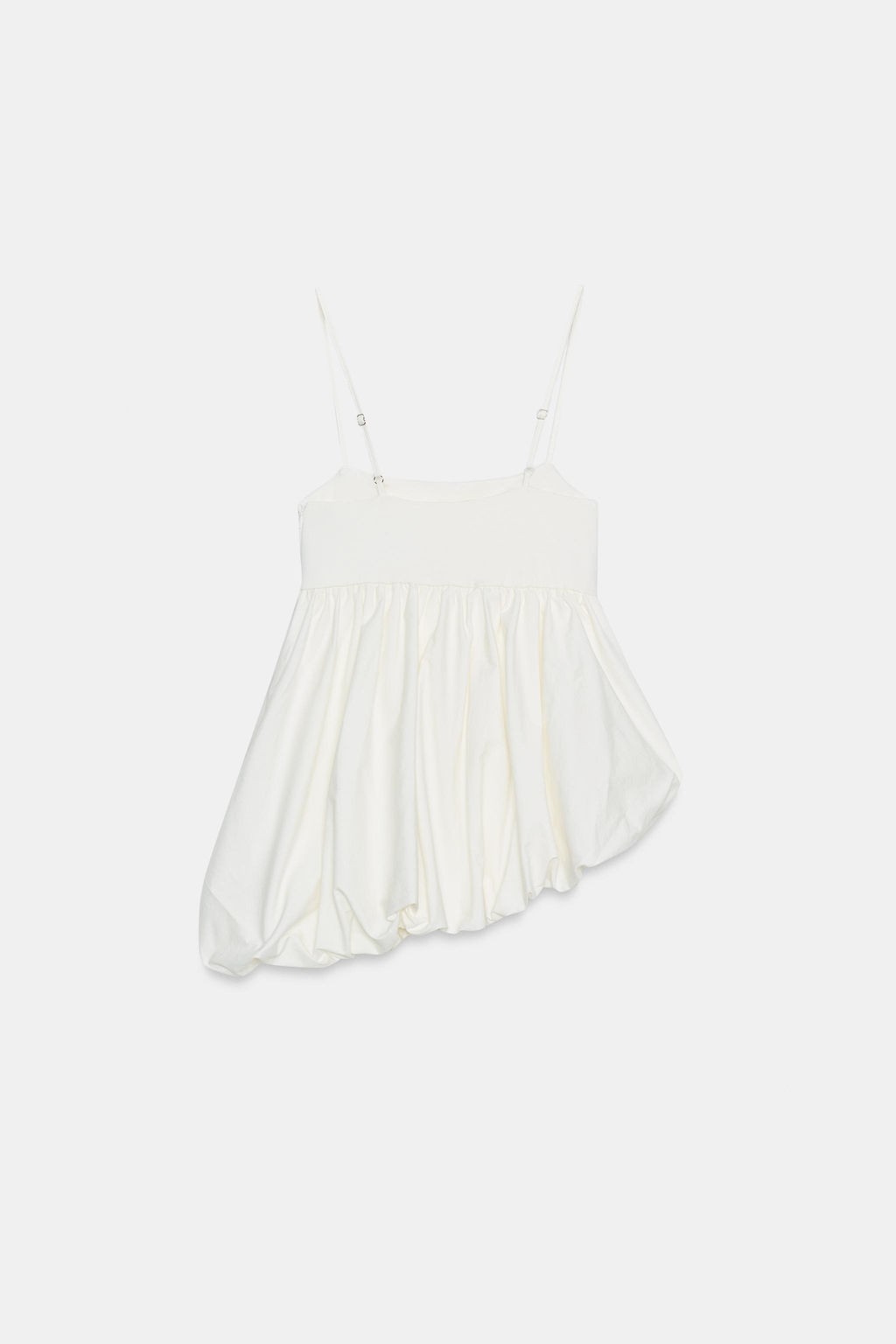 TOP TIRANTES GLOBO / Blanco roto - Zara фото 8
