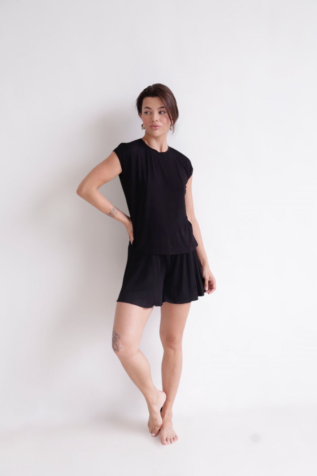 Martichelli Костюм с шортами черный фото 7