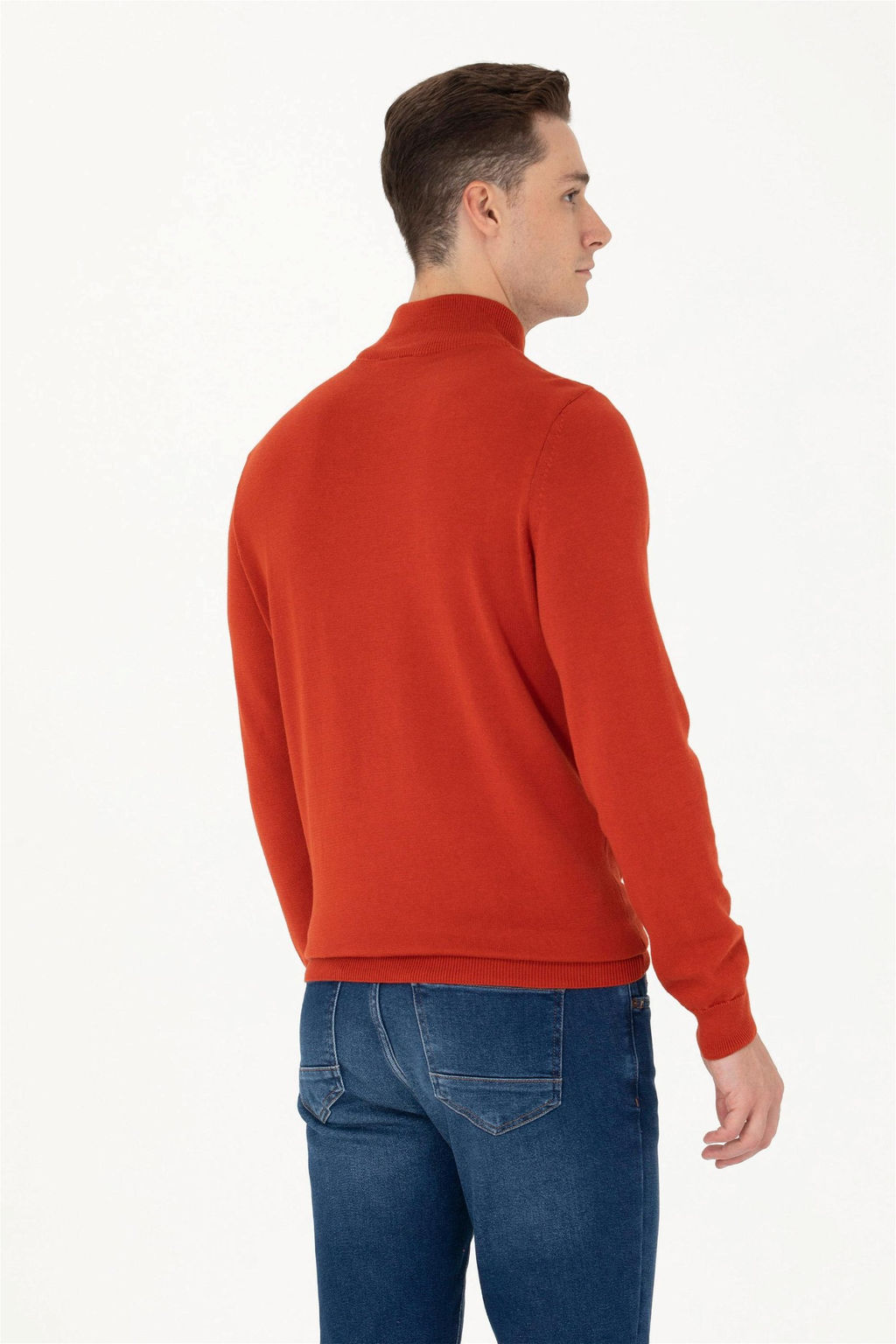 U. S. Polo Assn Мужской базовый свитер с плиткой - U.s. polo assn фото 12