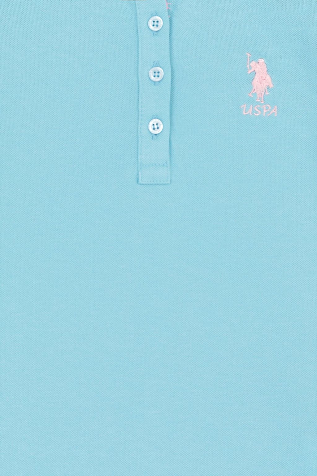 Бирюзовая футболка для девочек Basic - U.s. polo assn фото 3