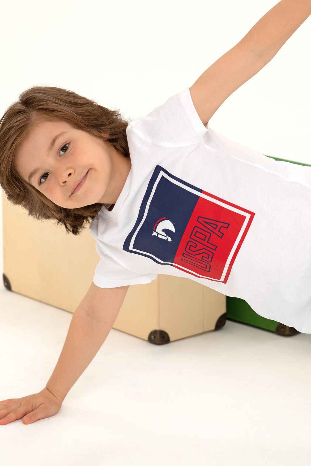U. S. Polo Assn Детская белая футболка с круглым вырезом - U.s. polo assn фото 13