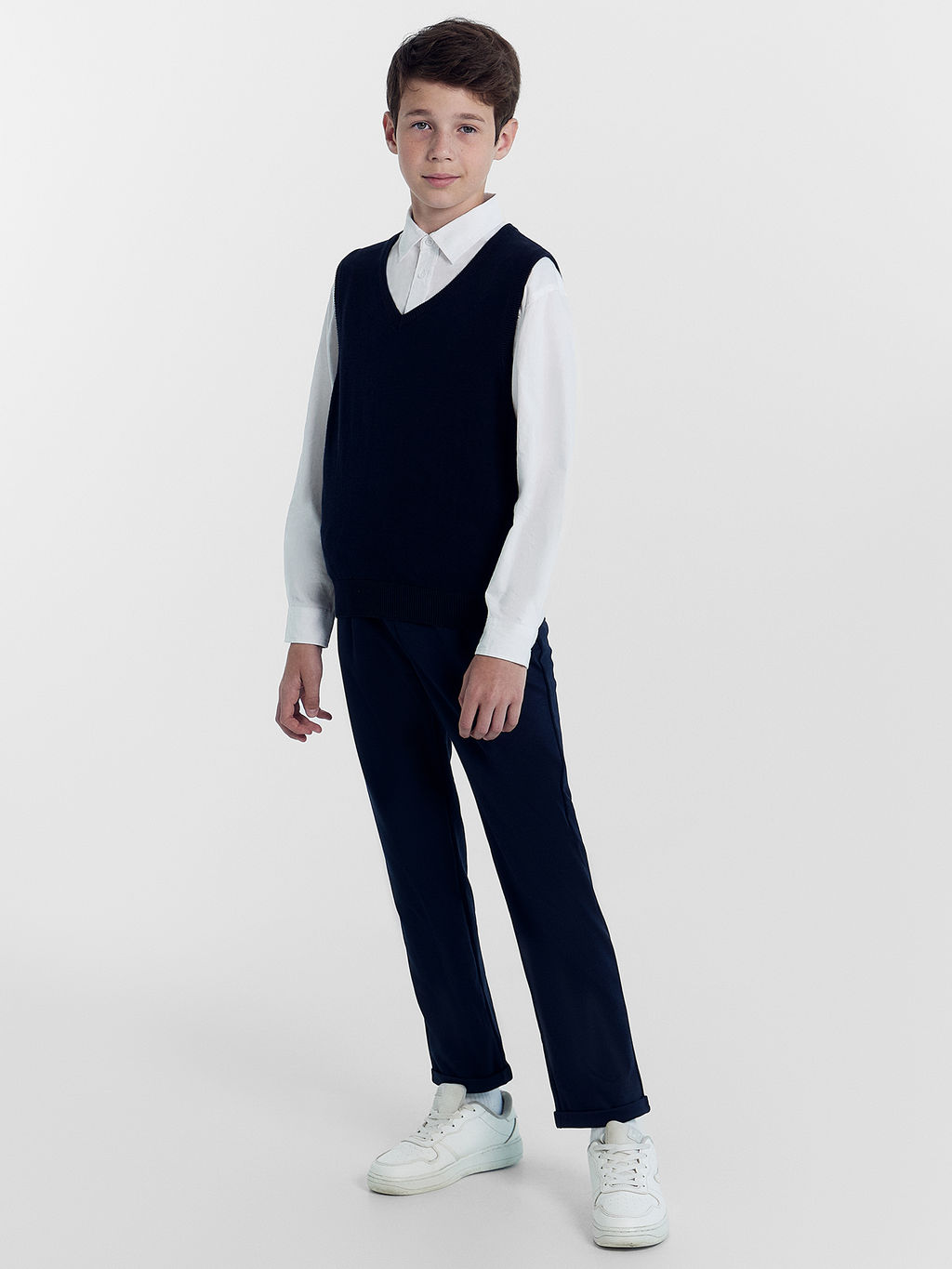 Жилет для мальчиков темно-синий - Mark formelle фото 3